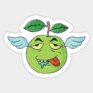 guava fruit monster Sticker